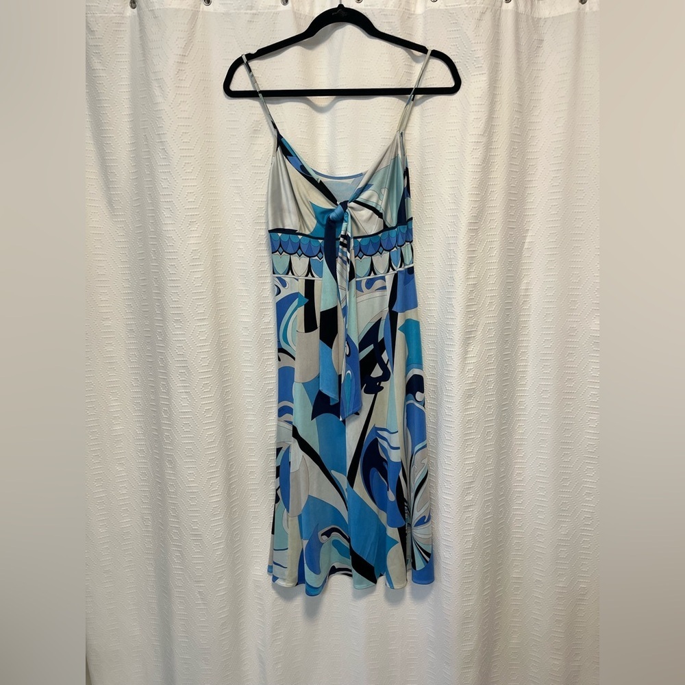 Emilio Pucci Abstract Print Silk dress